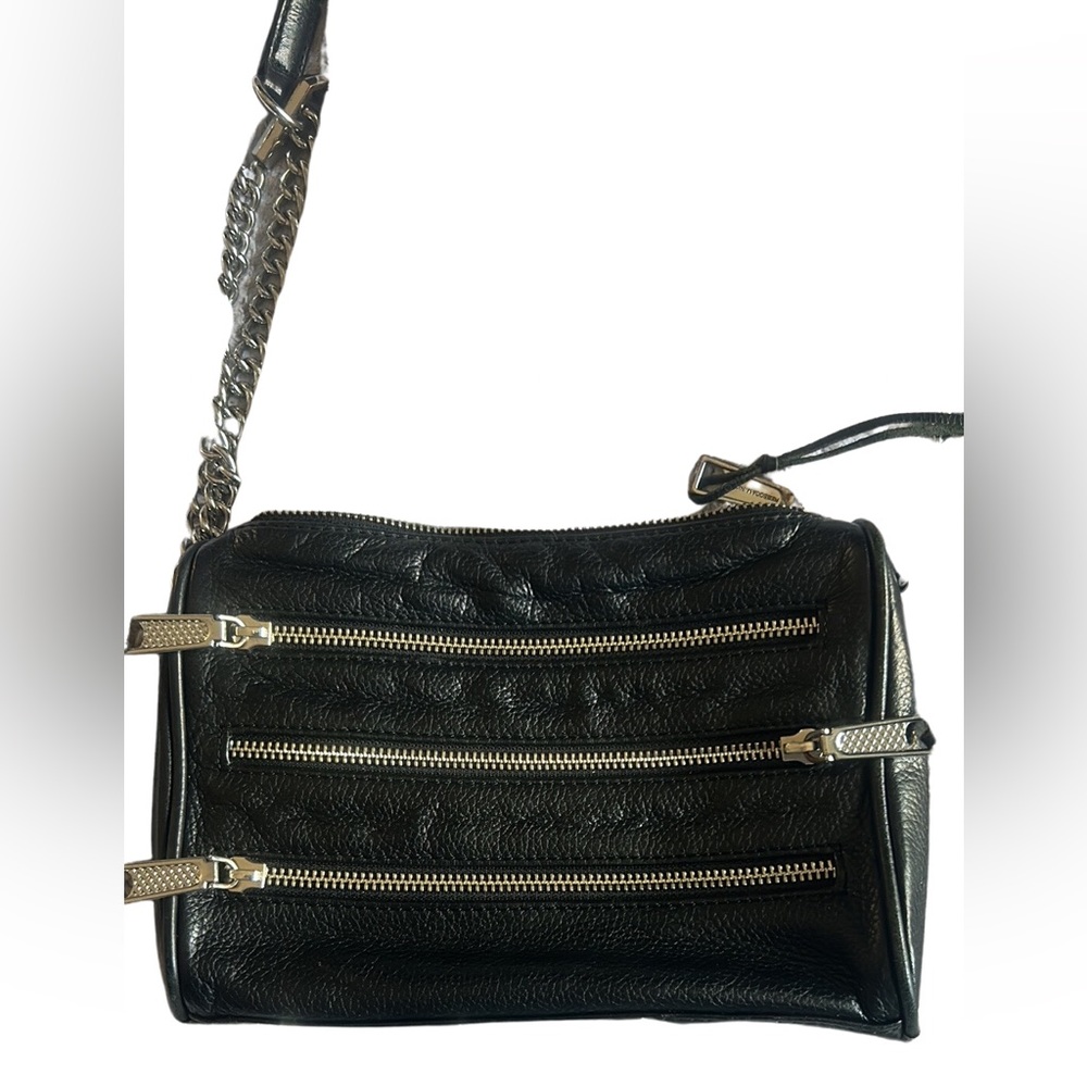 Rebecca Minkoff black leather crossbody